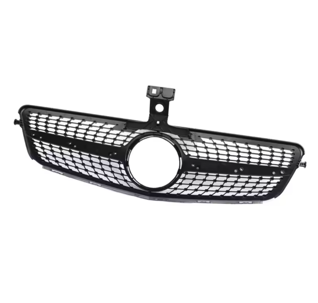 Diamond front grille for Mercedes C-Class W204 (2007 to 2014)