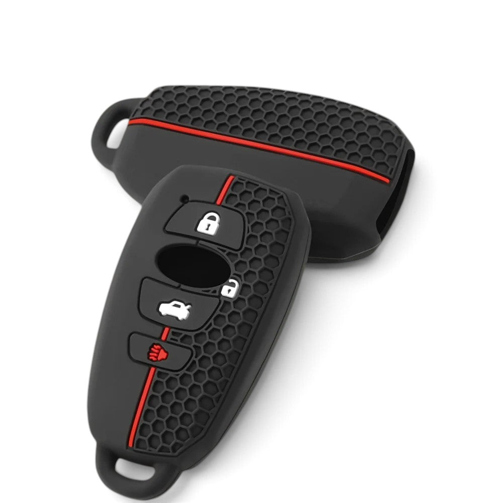 Silicone Subaru Key Case and Key Chain – Protective Key Fob Cover
