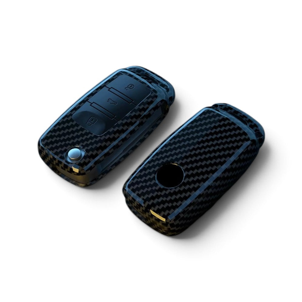 Carbon-Look Volkswagen Key Case – Protective Key Fob Cover For VW
