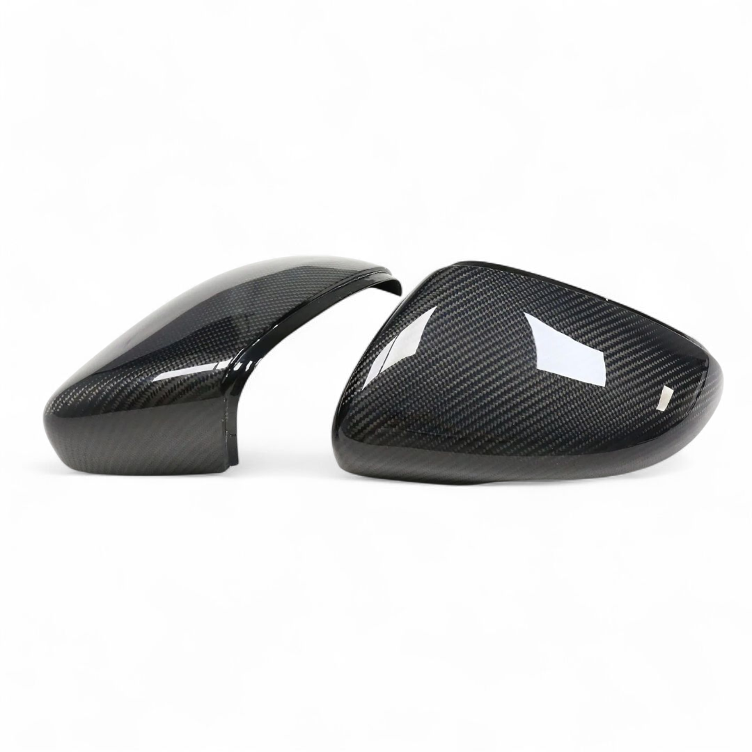 Carbon fiber mirror caps for Volkswagen Golf Mk7 (2012-2020) Euro Premium Parts Real Carbon Fiber
