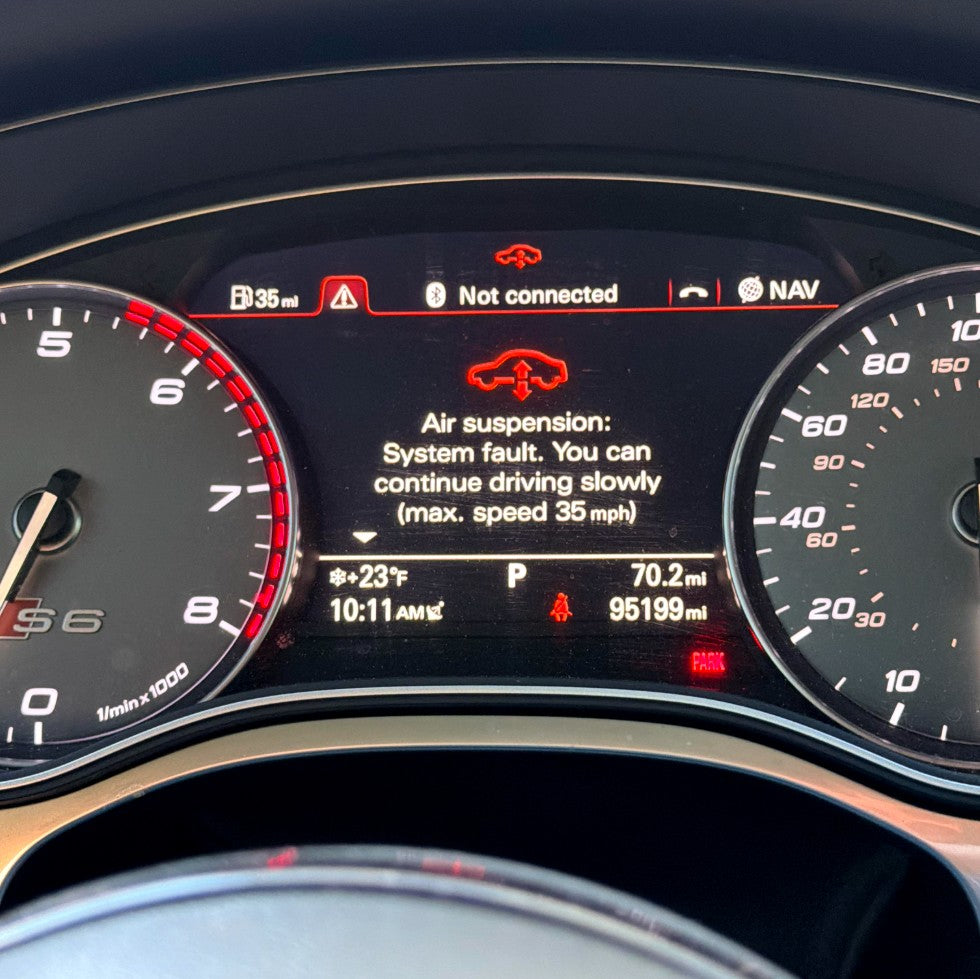 Audi Air Suspension Malfunction: Causes, What It Means, and How to Diagnose It