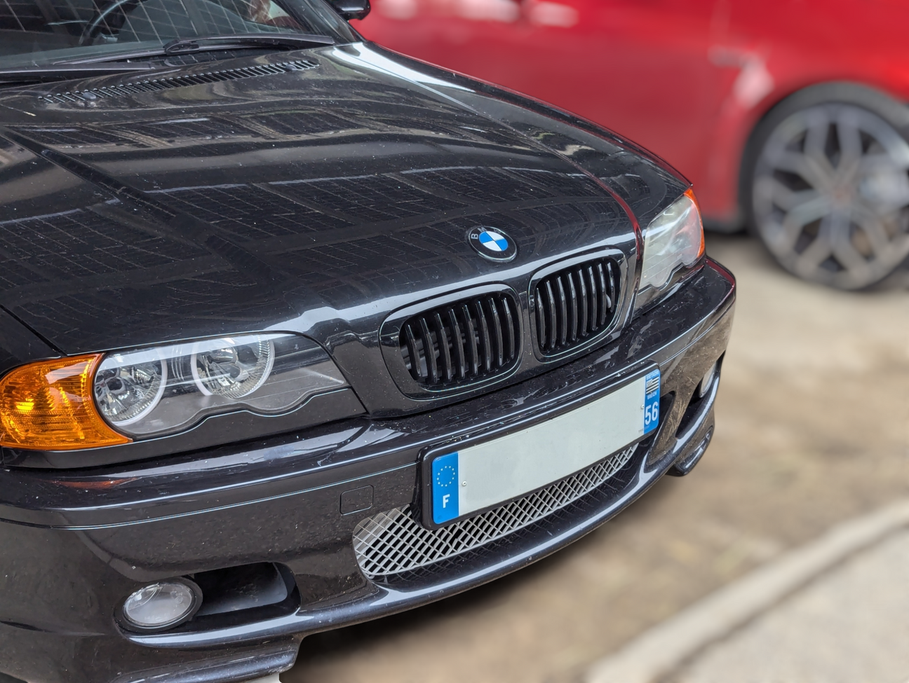 Front black performance grilles