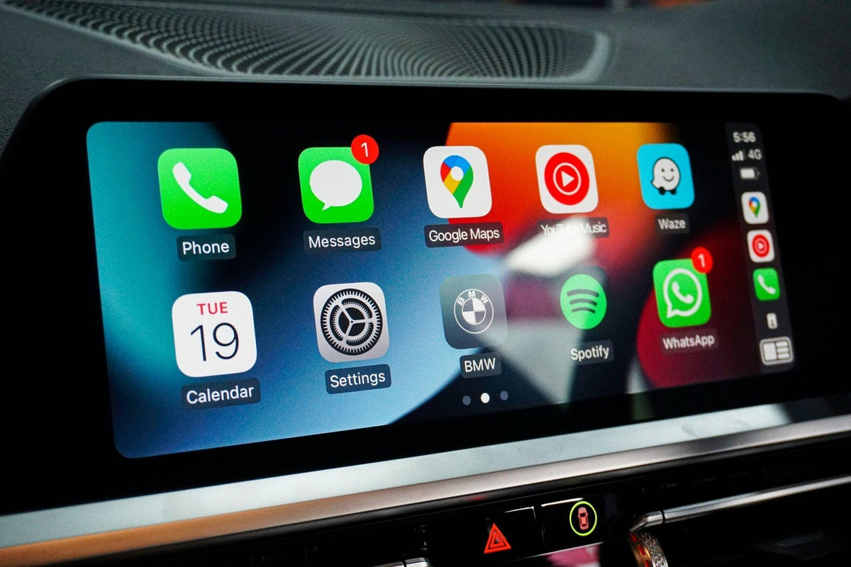 Car Play Integration Module BMW Carplay and AndroidAuto aftermarket modules for smartphone integra ...