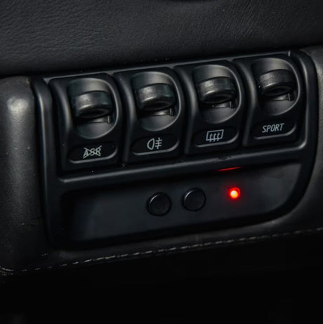 Sticky Buttons Restoration Service for Ferrari 360 Modena/Spider (1999 to 2005) Euro Premium Parts 4-Button Switch Panel Left of Steering Wheel