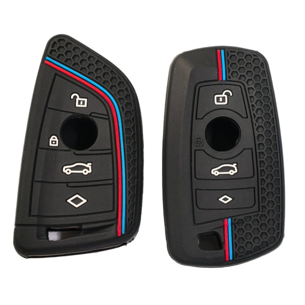 Silicone BMW Key Case & Key Chain – Soft Protective Key Fob Cover