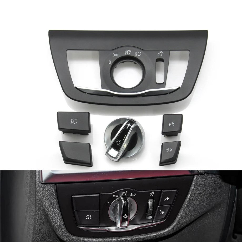 Headlight switch control panel repair kit for BMW X4 G02 - 2018 to 2025