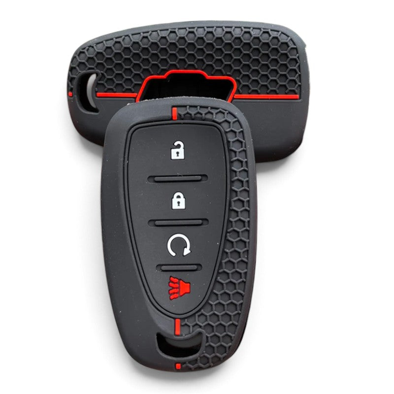 Silicon Chevrolet Key Case – Protective Key Fob Cover For Chevrolet Silverado Camaro Cruze Malibu Tahoe