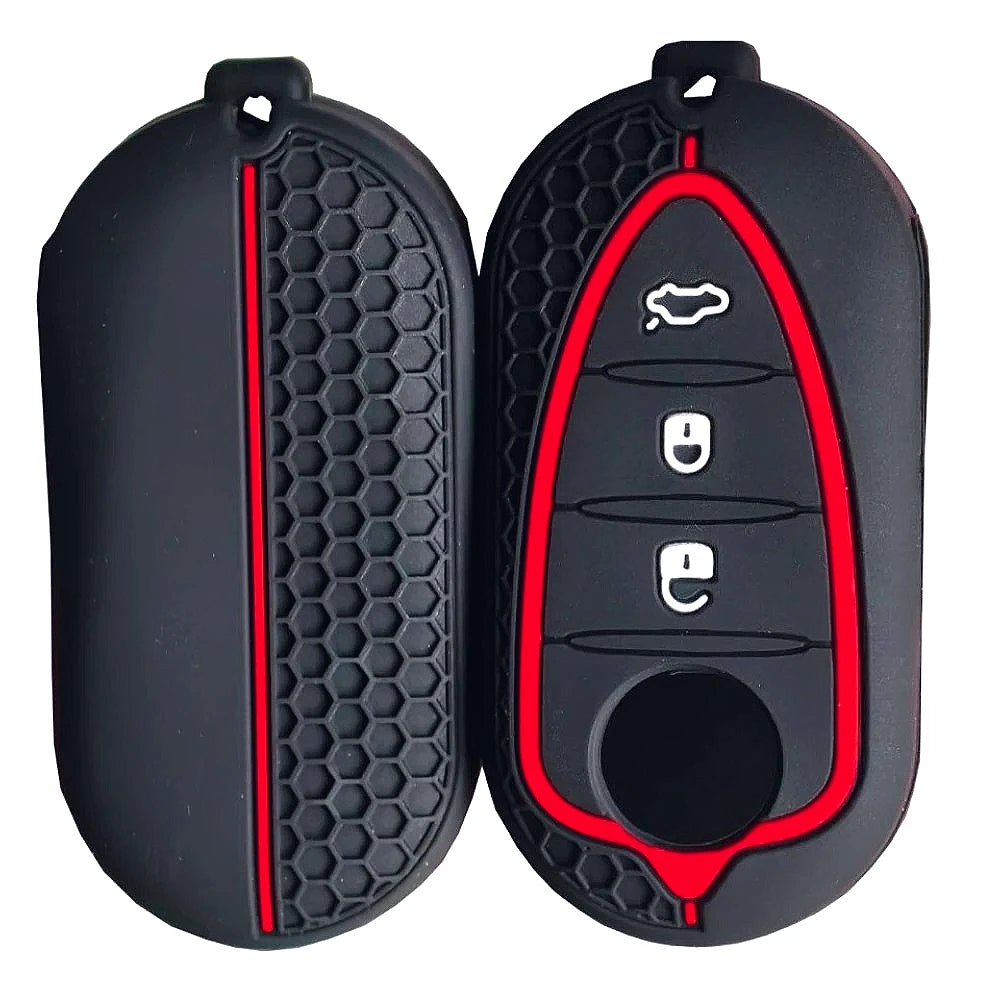 Silicon Alfa Romeo Key Case – Protective Key Fob Cover For Stelvio Giulia Giulietta