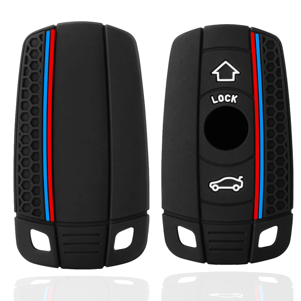 Silicone BMW Key Case & Key Chain – Soft Protective Key Fob Cover