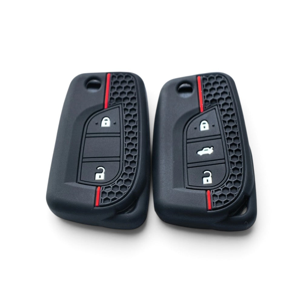 Silicone Toyota Key Case and Key Chain – Protective Key Fob Cover Key Cases Euro Premium Parts