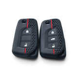 Silicone Toyota Key Case and Key Chain – Protective Key Fob Cover Key Cases Euro Premium Parts