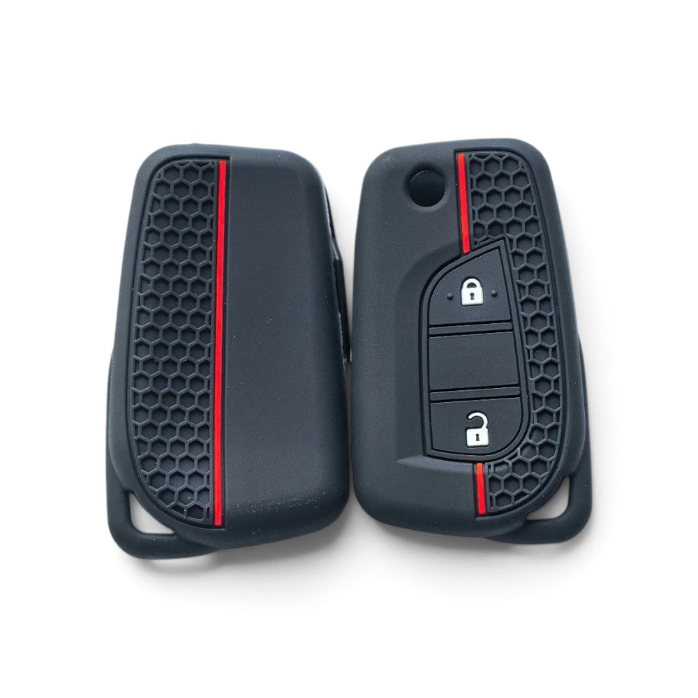 Silicone Toyota Key Case and Key Chain – Protective Key Fob Cover Key Cases Euro Premium Parts