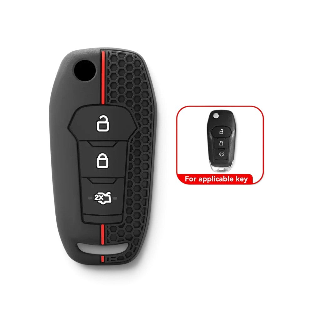 Silicon Ford Key Case – Protective Key Fob Cover For Ford F150 F250 Fusion Focus Edge Mustang