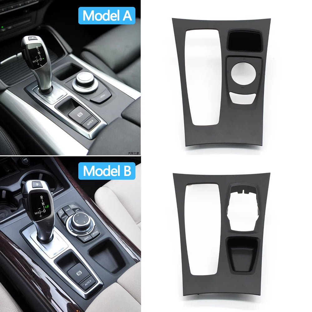 Center Console Shifter Trim Cover For BMW X6 E71 - 2008 to 2014