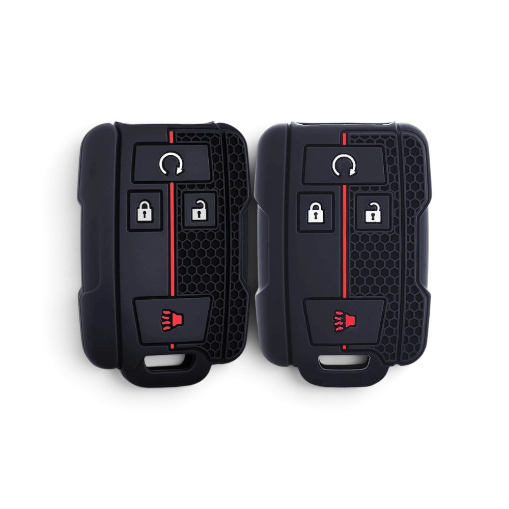Silicon Chevrolet Key Case – Protective Key Fob Cover For Chevrolet Silverado Camaro Cruze Malibu Tahoe
