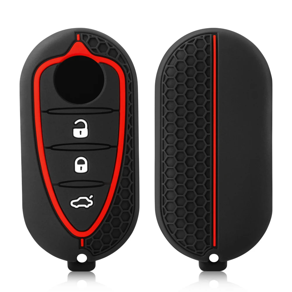 Silicon Alfa Romeo Key Case – Protective Key Fob Cover For Stelvio Giulia Giulietta