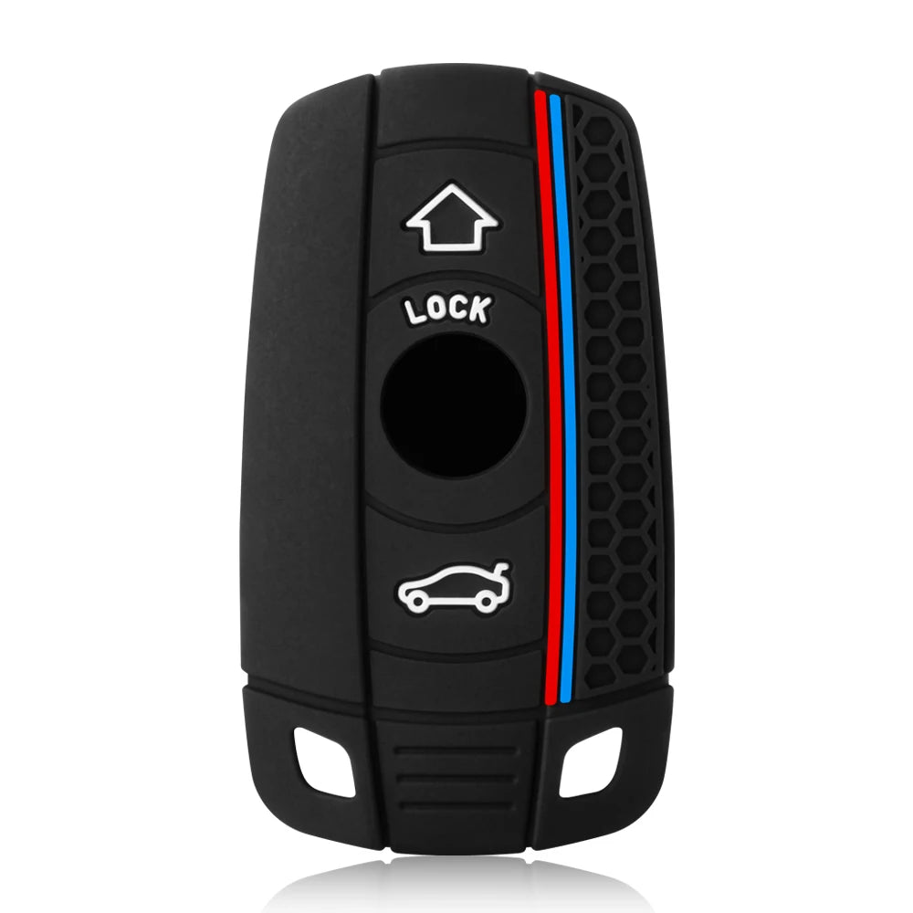 Silicone BMW Key Case & Key Chain – Soft Protective Key Fob Cover