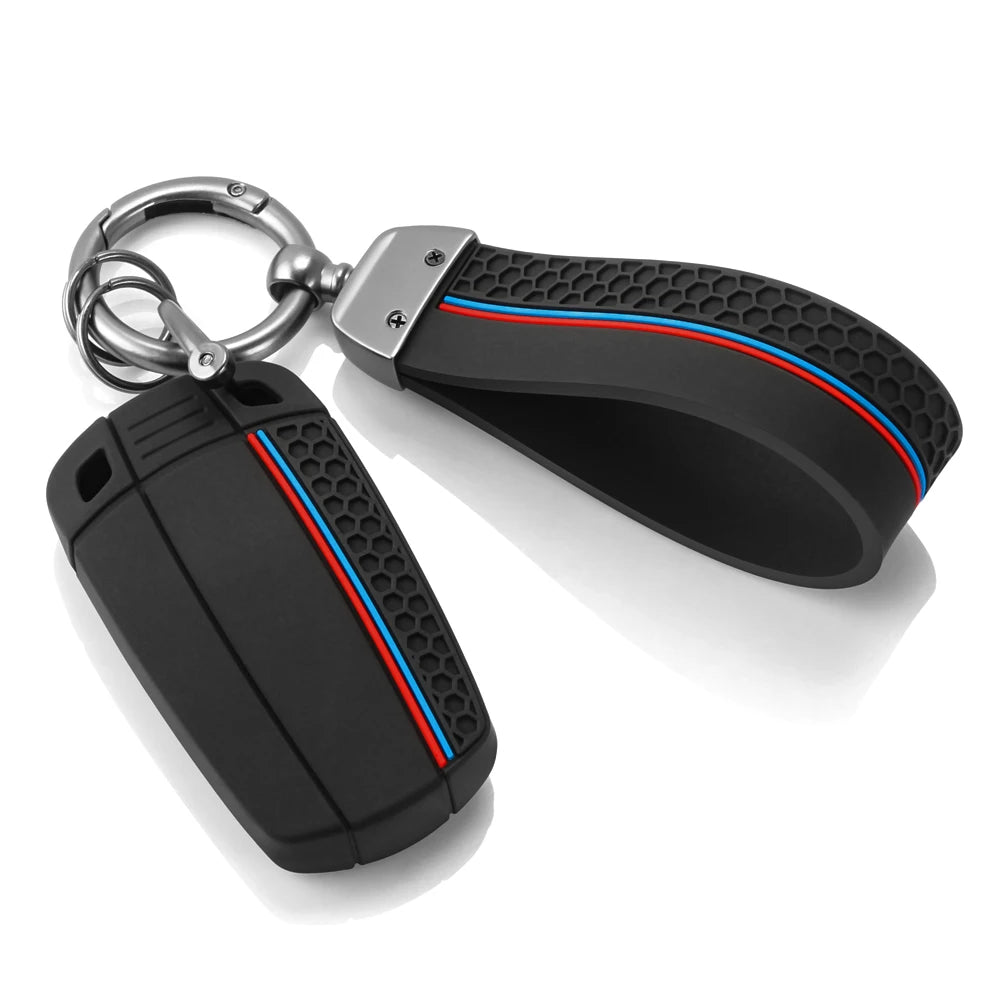 Silicone BMW Key Case & Key Chain – Soft Protective Key Fob Cover
