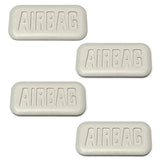 Airbag Emblem Cap On Pillar For BMW 1 2 3 4 5 6 7 X1 X2 X3 X4 X5 X6 Euro Premium Parts Gray x4 - Model B