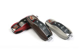 Leather Porsche Key Case – Protective Key Fob Cover For Porsche Cayenne Panamera Macan 911 Cayman Boxster Key Cases Euro Premium Parts