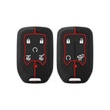Silicon Chevrolet Key Case – Protective Key Fob Cover For Chevrolet Silverado Camaro Cruze Malibu Tahoe