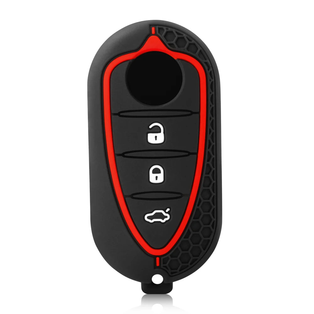 Silicon Alfa Romeo Key Case – Protective Key Fob Cover For Stelvio Giulia Giulietta