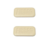 Airbag Emblem Cap On Pillar For BMW 1 2 3 4 5 6 7 X1 X2 X3 X4 X5 X6 Euro Premium Parts Tan x2 - Model B