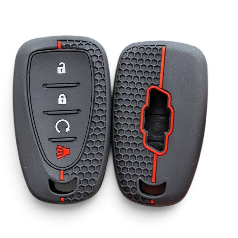 Silicon Chevrolet Key Case – Protective Key Fob Cover For Chevrolet Silverado Camaro Cruze Malibu Tahoe
