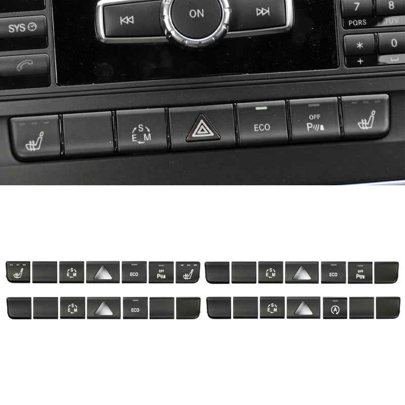 Mercedes-Benz A-Class W176 Center Console Replacement Buttons (2012-2018)