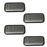 Airbag Emblem Cap On Pillar For BMW 1 2 3 4 5 6 7 X1 X2 X3 X4 X5 X6 Euro Premium Parts Black x4 - Model B