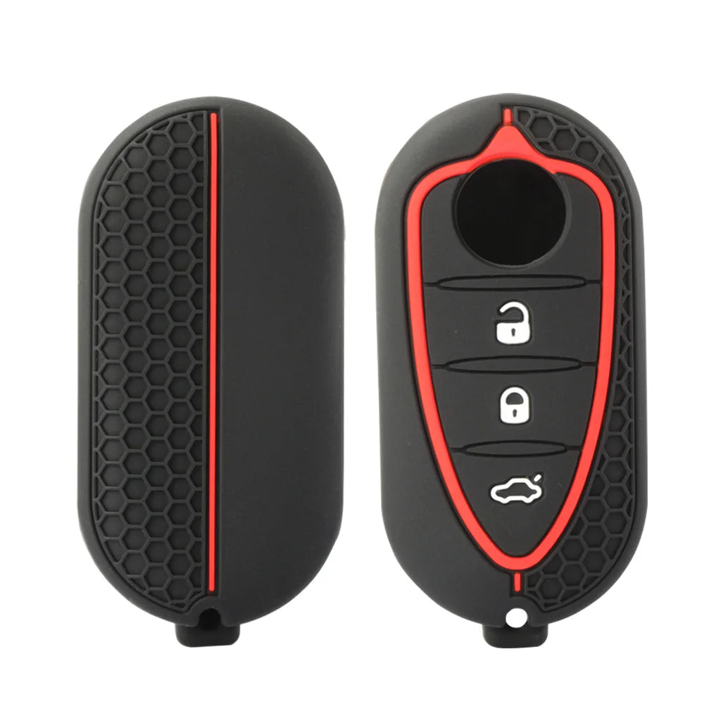 Silicon Alfa Romeo Key Case – Protective Key Fob Cover For Stelvio Giulia Giulietta
