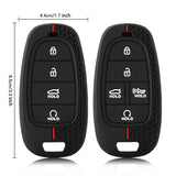 Silicon Hyundai Key Case – Protective Key Fob Cover For I20 I30 SantaFe IX45 Genesis