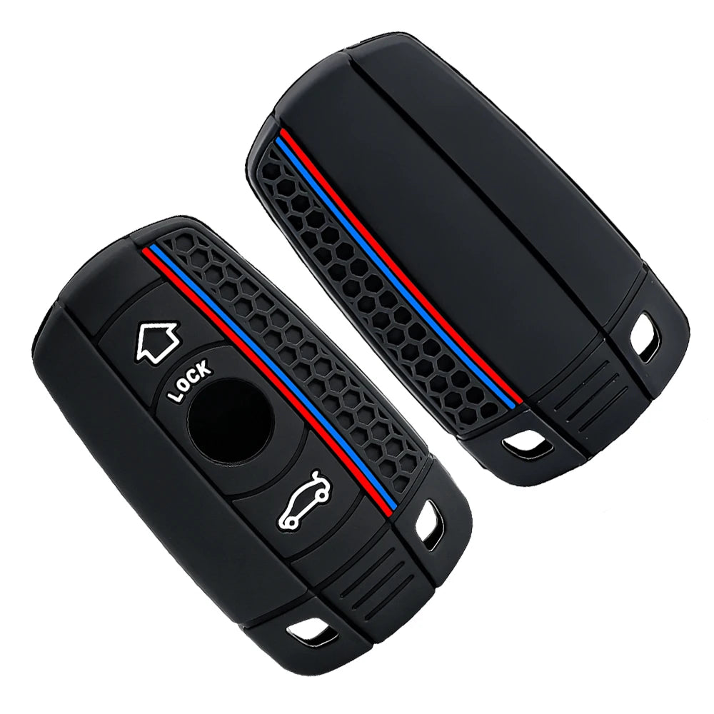 Silicone BMW Key Case & Key Chain – Soft Protective Key Fob Cover