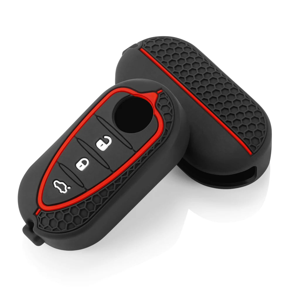 Silicon Alfa Romeo Key Case – Protective Key Fob Cover For Stelvio Giulia Giulietta