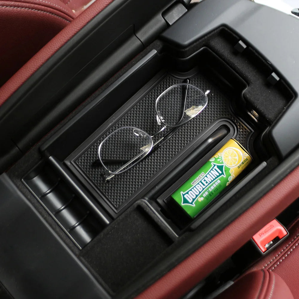 Armrest Glovebox Storage Tray For BMW 5 Series G30 - 2010 to 2017