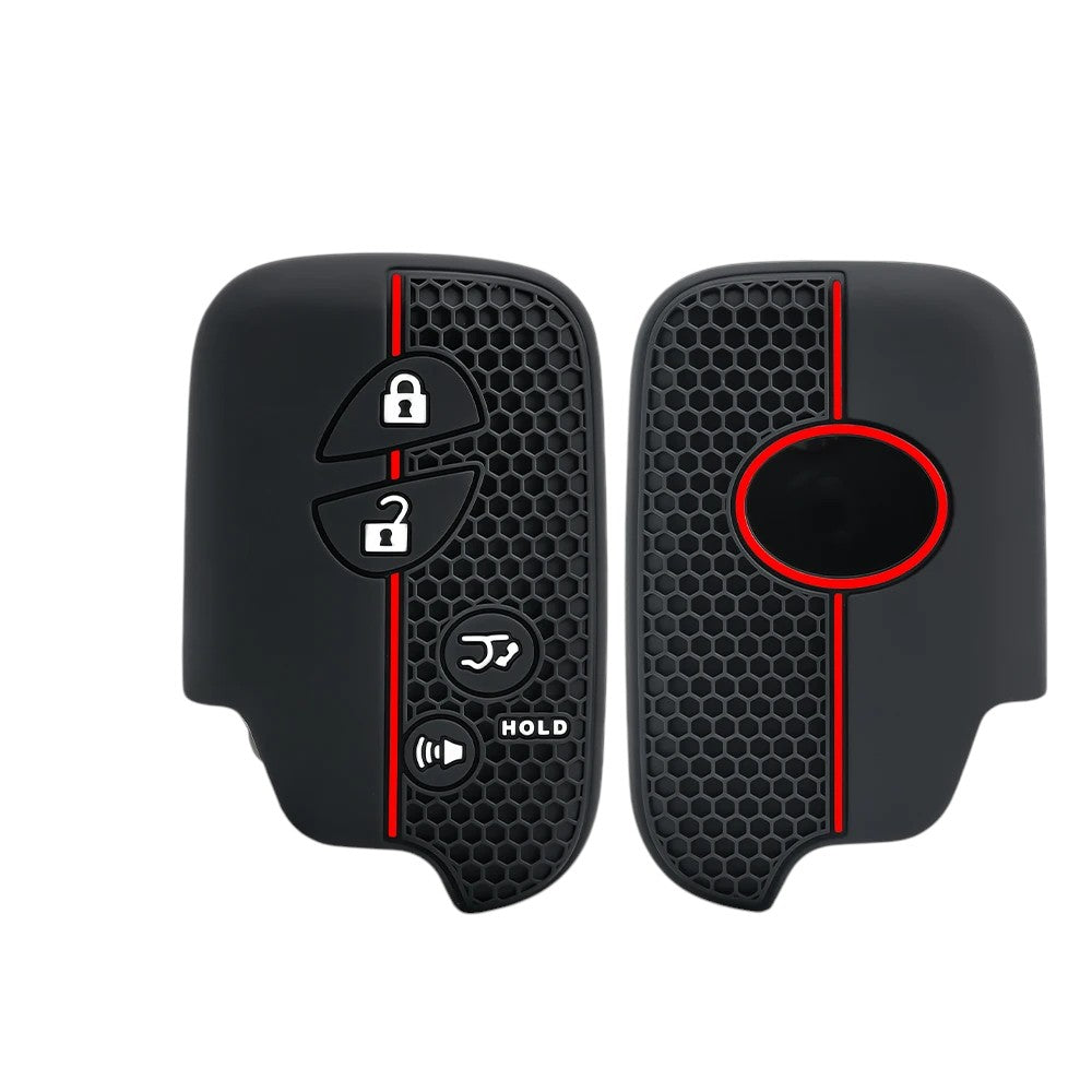 Silicone Lexus Key Case and Key Chain – Protective Key Fob Cover Key Cases Euro Premium Parts Key Type B