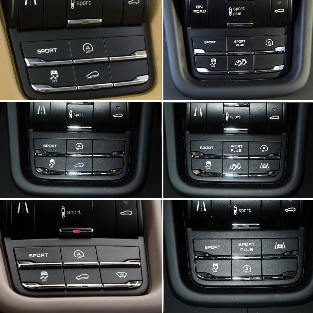 Center Console Replacement Buttons for Porsche Cayenne - 2010 to 2018