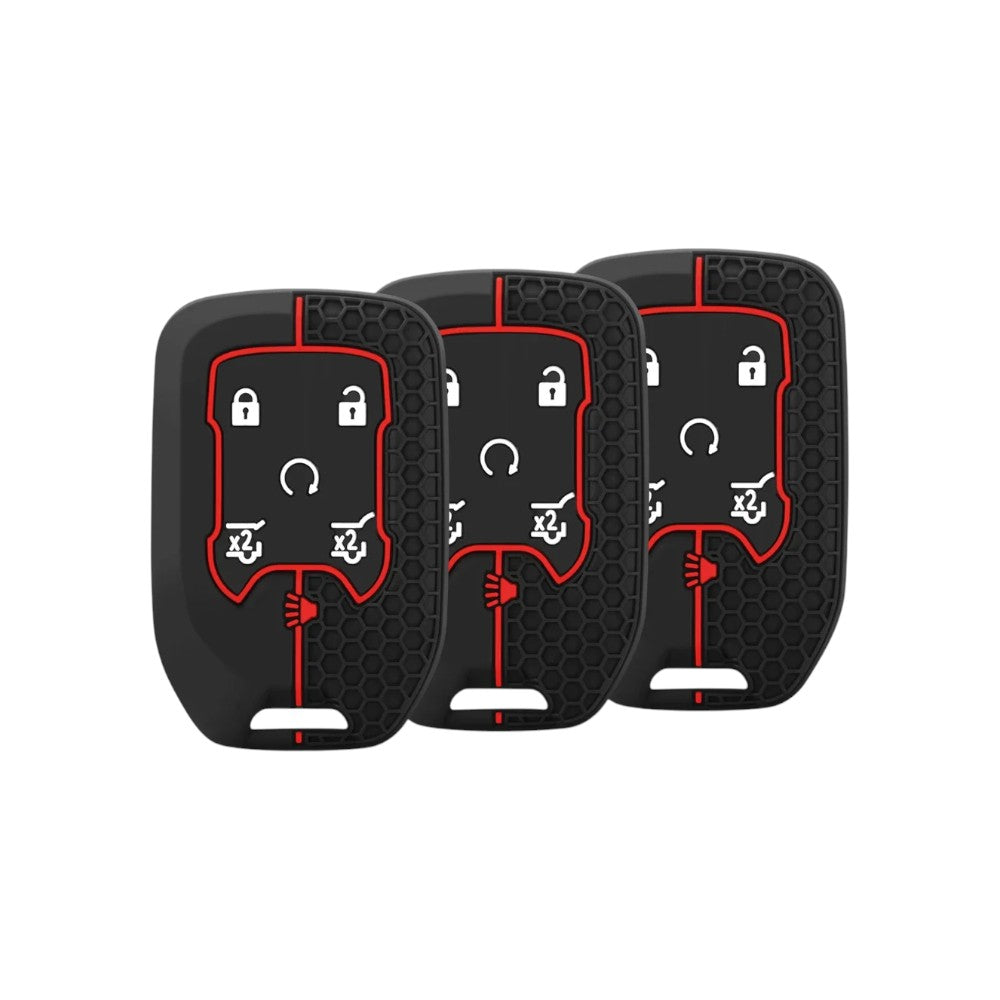 Silicon Chevrolet Key Case – Protective Key Fob Cover For Chevrolet Silverado Camaro Cruze Malibu Tahoe