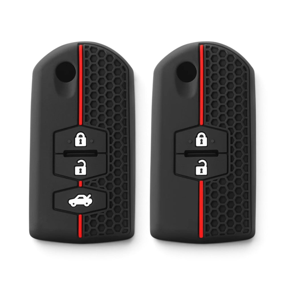 Silicone Mazda Key Case and Key Chain – Protective Key Fob Cover