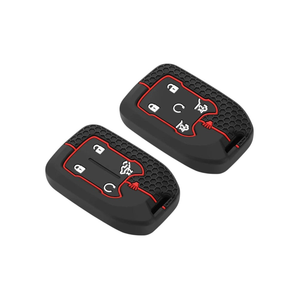 Silicon Chevrolet Key Case – Protective Key Fob Cover For Chevrolet Silverado Camaro Cruze Malibu Tahoe