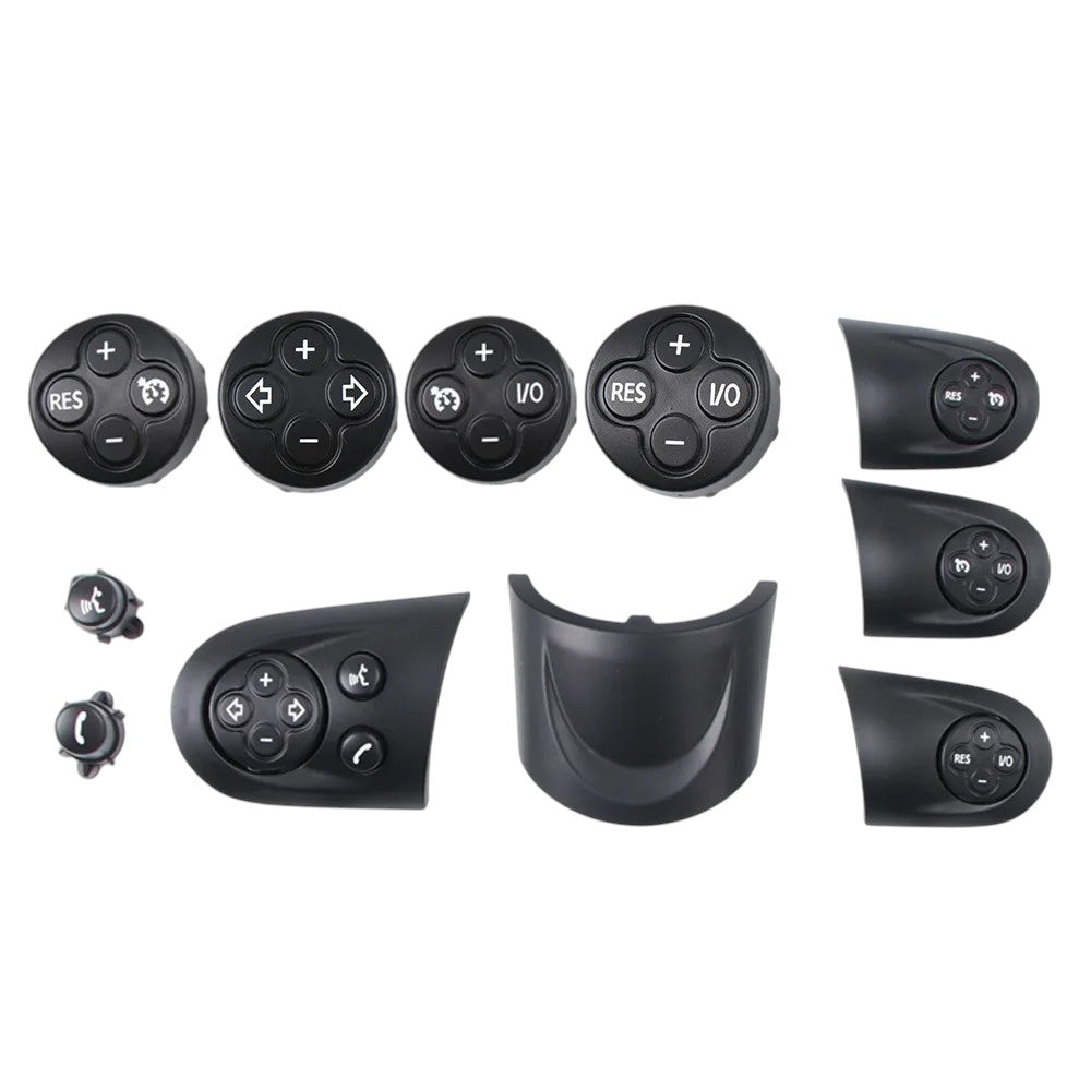 Multifunction Steering Wheel Buttons and Knobs for Mini Cooper R55 R56 R57 R58 R59 R60 - 2007 to 2015 Euro Premium Parts