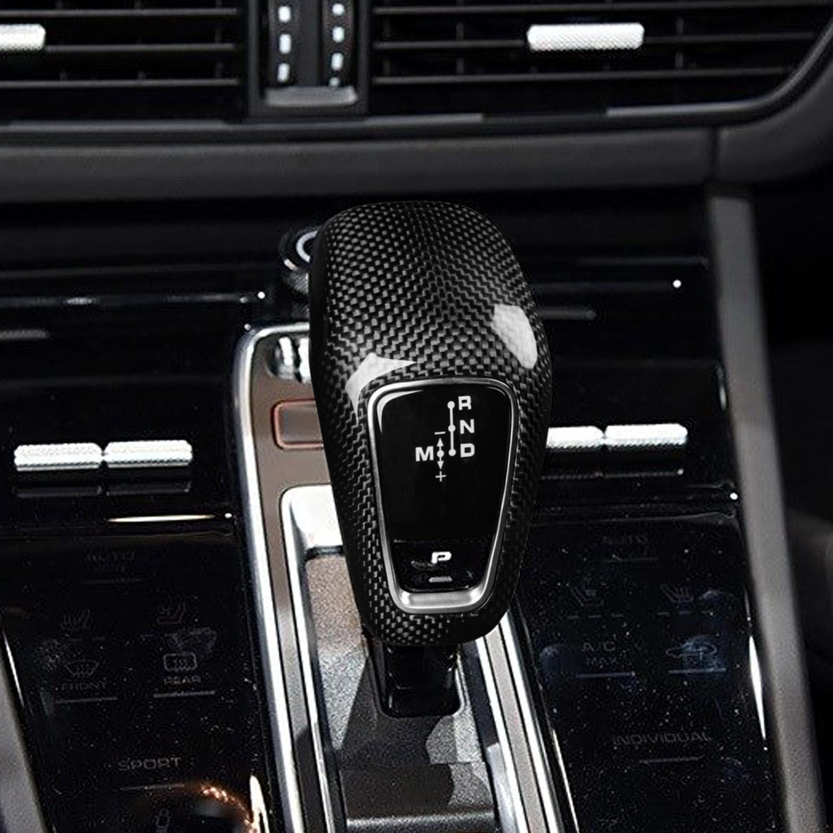 Carbon Fiber Gear Shift Knob For Porsche Cayenne 971 (2018 to 2023)