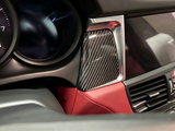 Kohlefaser Auto Schaltknauf Verkleidung für Audi A4 S4 RS4 B9 (2016 bis 2023)