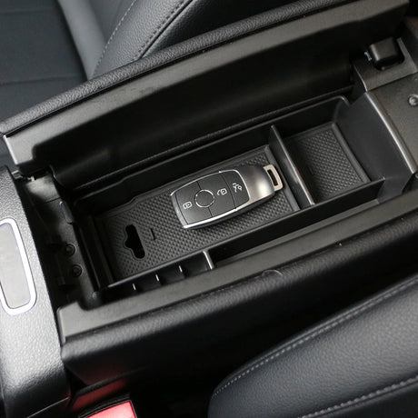Armrest Glovebox Storage Tray For Mercedes A-Class W177 - 2018 to 2025