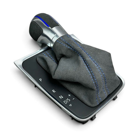 DSG Gear Shift Knob and Trim for VW GOLF MK7 - 2012 to 2021 VW > Replacement Trims Euro Premium Parts DSG Suede Shifter - Blue