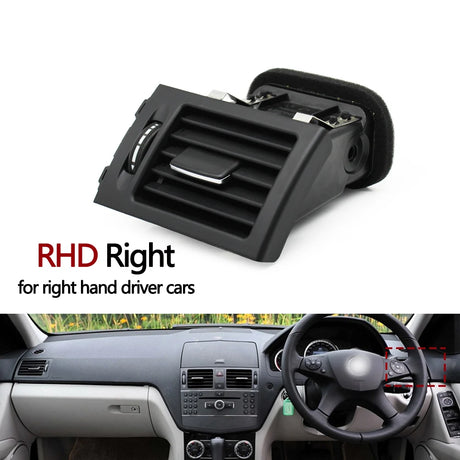 Replacement Air Vents For Mercedes C-Class W204 - 2007 to 2014 Euro Premium Parts Right Air Vent - For Right-Hand Drive Cars