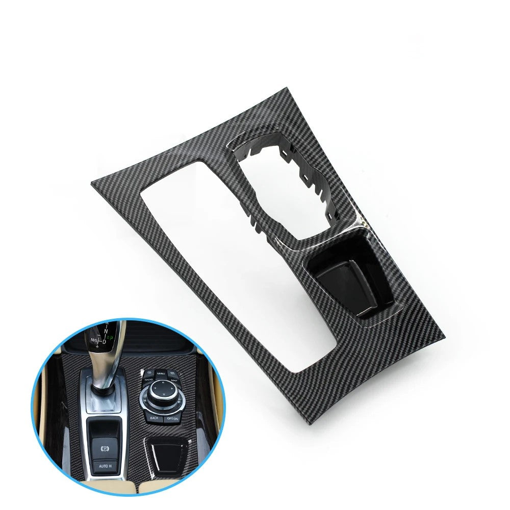 Center Console Shifter Trim Cover For BMW X6 E71 - 2008 to 2014
