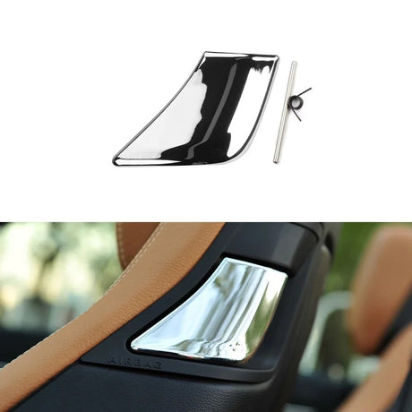 Chrome Front Seats Handles For Mercedes C-Class Coupe W204 E-Class W207 Euro Premium Parts Polished Chrome - Left Side