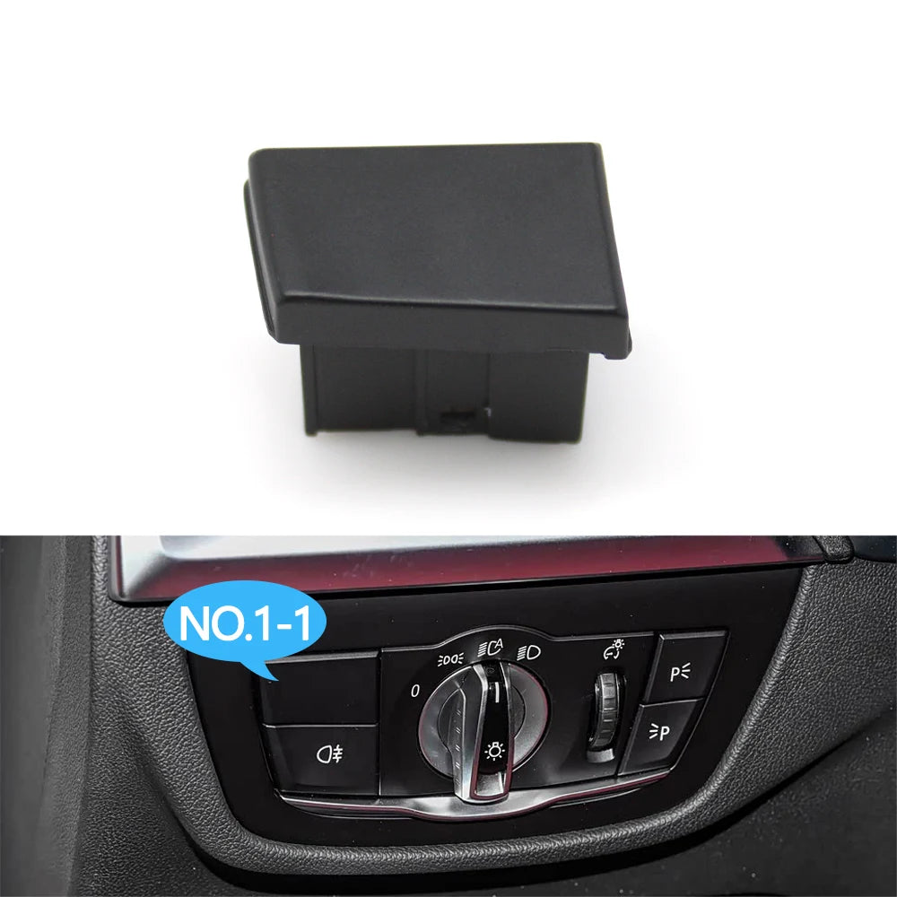 Headlight switch control panel repair kit for BMW X4 G02 - 2018 to 2025