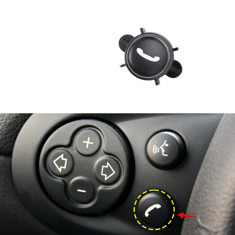 Multifunction Steering Wheel Buttons and Knobs for Mini Cooper R55 R56 R57 R58 R59 R60 - 2007 to 2021 Euro Premium Parts Voice Command (07-15 Models)